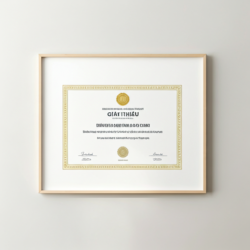 Certificate 1